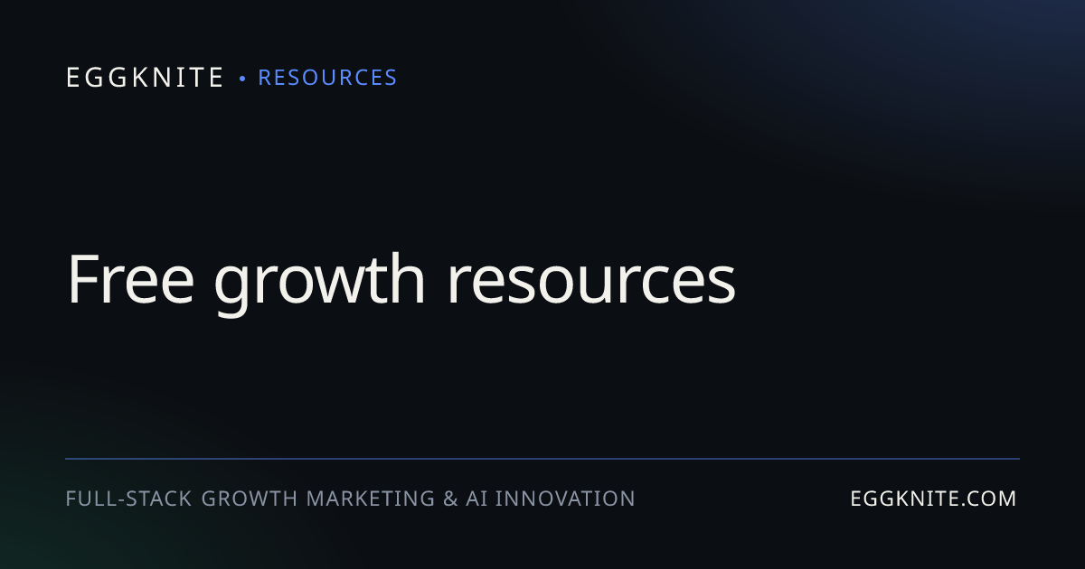 EGGKNITE | Free Marketing Tools — 官网预览图